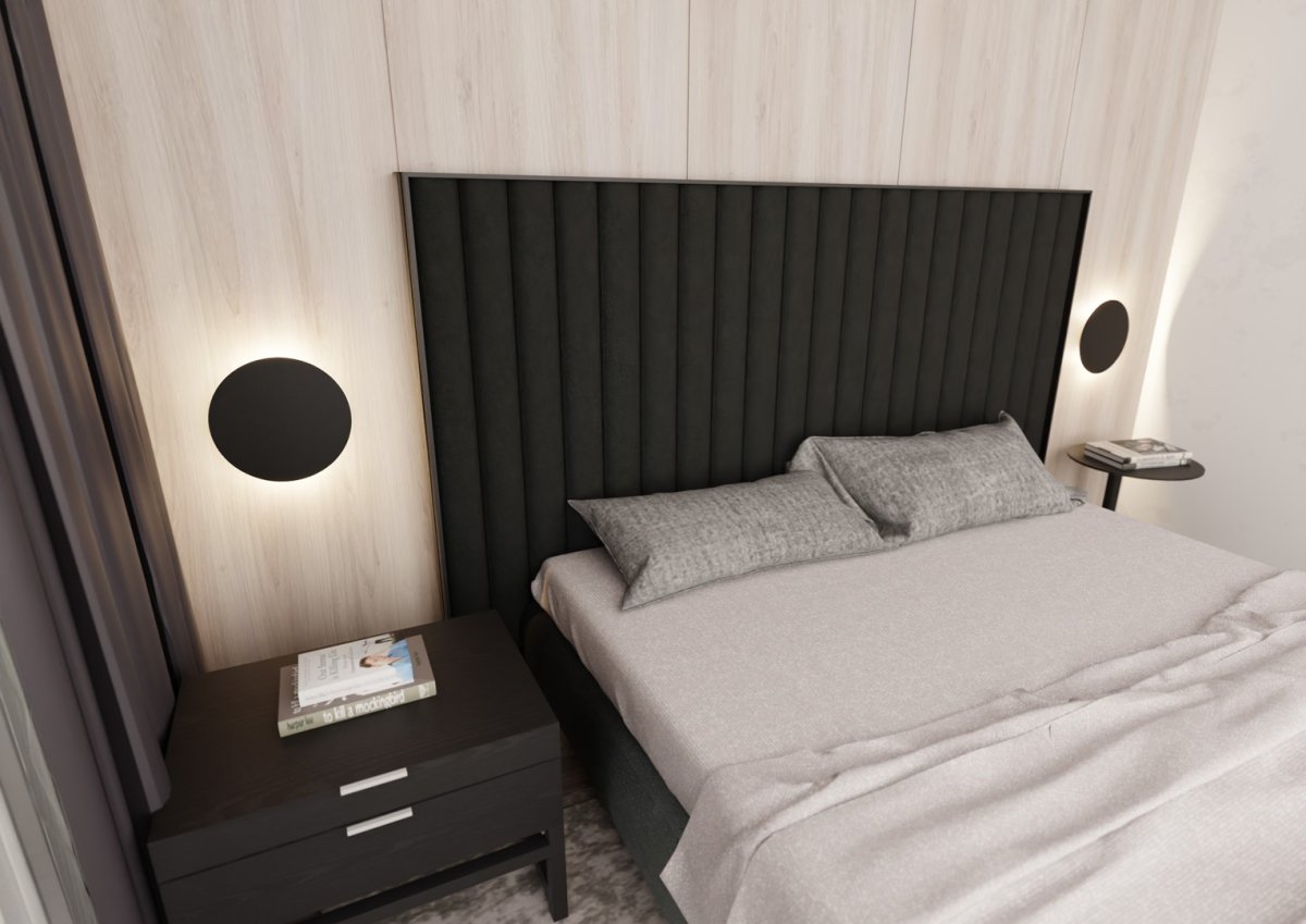 Form Ø30 Negro lámpara de pared De Emibig Lighting - Form es una l&aacute;mpara de pared minimalista que destaca por su dise&ntilde;o &uacute;nico.