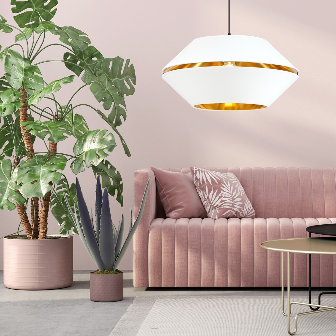 Piano Ø42 Blanco Lámpas de techo De Emibig Lighting - La l&aacute;mpara de techo Piano es una combinaci&oacute;n armoniosa de elegancia atemporal y dise&ntilde;o moderno.