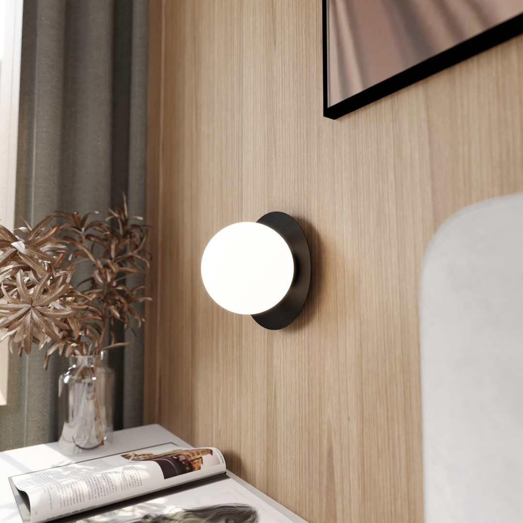 Oslo Ø20 Blanco lámpara de pared De Emibig Lighting - Su fuerza reside en su forma extremadamente duradera, su expresi&oacute;n met&aacute;lica fr&iacute;a, sus superficies lisas y una paleta de colores uniforme: una combinaci&oacute;n que atrae a quienes valoran el orden, la simplicidad y las formas armoniosas.