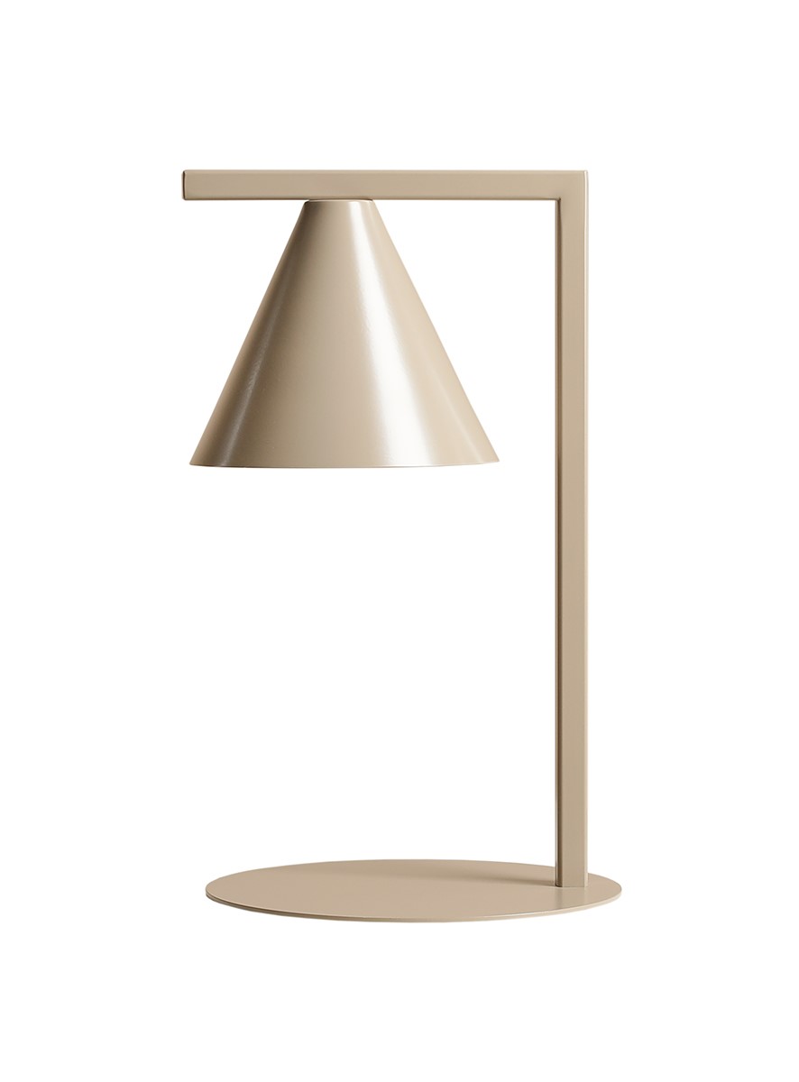 Form 40cm Beige lámpara de mesa De Artera - Gracias a su diseño atemporal y su color sutil, la lámpara se integra a la perfección en varios estilos de interior, al tiempo que añade un toque sofisticado y moderno a la habitación.