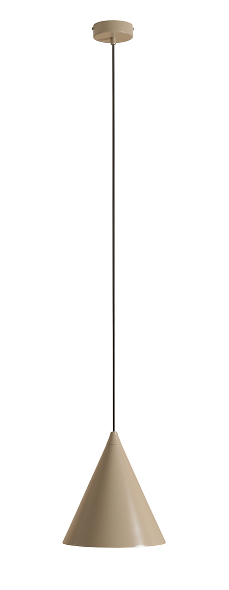 Form Ø24 Beige Lámpas de techo De Artera - Gracias a su diseño atemporal y su color sutil, la lámpara se integra a la perfección en varios estilos de interior, al tiempo que añade un toque sofisticado y moderno a la habitación.