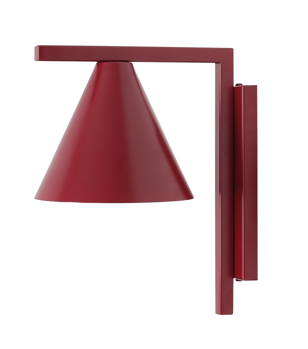 Form 23cm borgoña lámpara de pared De Artera - Gracias a su dise&ntilde;o atemporal y su color sutil, la l&aacute;mpara se integra a la perfecci&oacute;n en varios estilos de interior, al tiempo que a&ntilde;ade un toque sofisticado y moderno a la habitaci&oacute;n.
