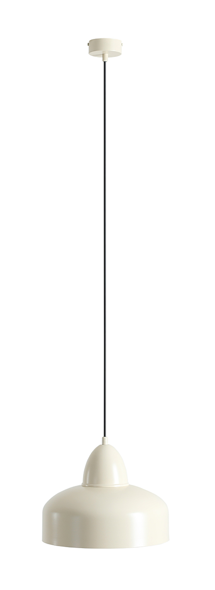 Como Ø30 blanco crema Lámpas de techo De Artera - La sencilla pantalla de metal de color crema proporciona una luz suave y dirigida, perfecta para crear un ambiente acogedor en la cocina, el comedor o la sala de estar.