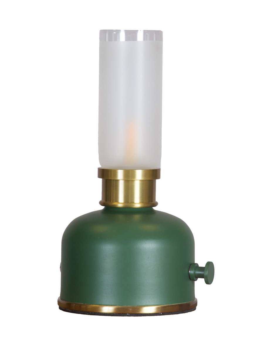 Frida 22cm verde oscuro portátil De PR Home - Crea un ambiente c&aacute;lido y acogedor con una temperatura de color de aproximadamente 2000 Kelvin y un flujo luminoso de 20 a 40 l&uacute;menes, seg&uacute;n el nivel de atenuaci&oacute;n.