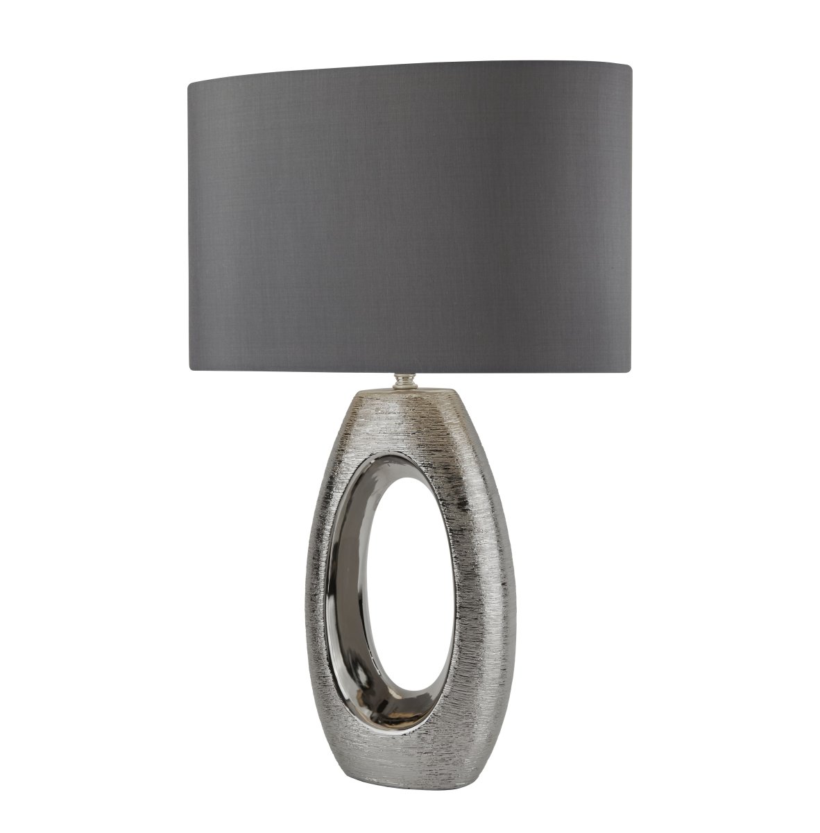 Artisan 60cm Cromo lámpara de mesa De Searchlight - Con su elegante diseño y materiales contrastantes, esta lámpara no solo es una fuente de luz funcional, sino también un elemento artístico en su hogar.