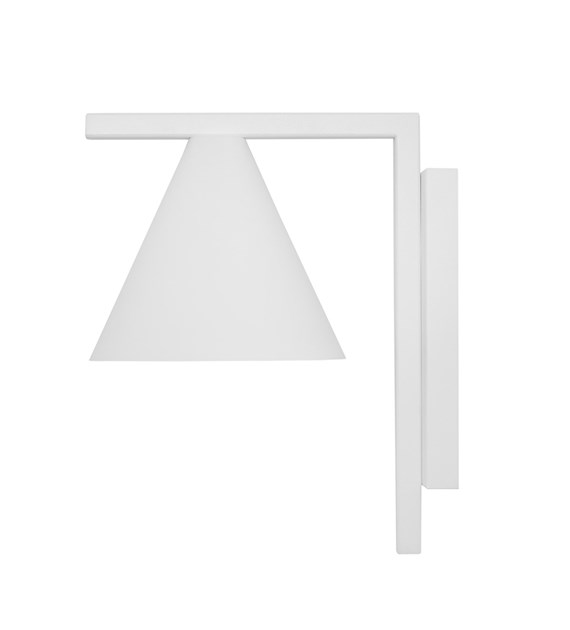 Form 23cm Blanco lámpara de pared De Artera - Gracias a su diseño atemporal y su color sutil, se integra a la perfección con diversos estilos de interior, aportando un toque sofisticado y moderno a la estancia.
