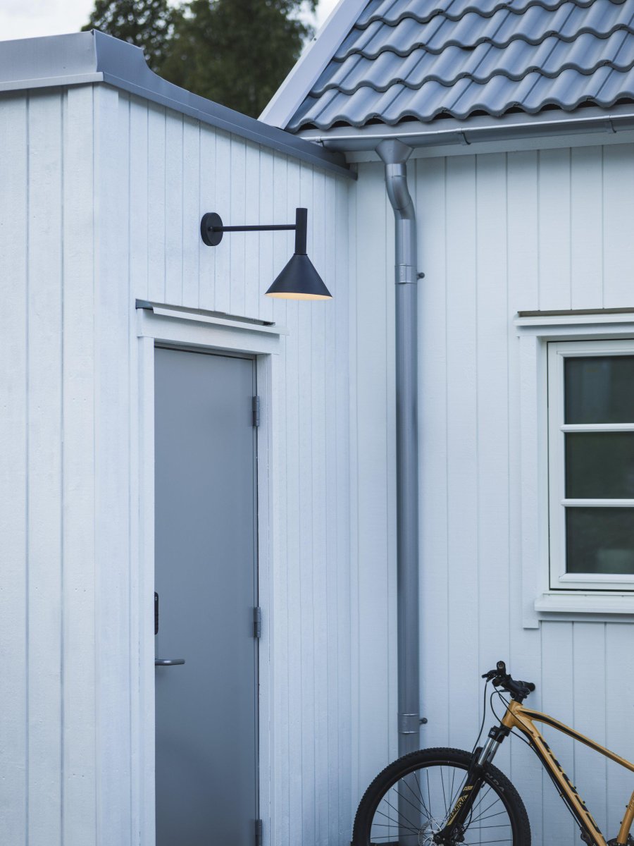 Tripp Negro lámpara de exterior De PR Home - Con portalámparas E27, adecuado para su uso tanto con bombillas incandescentes convencionales como con fuentes de luz LED más nuevas, máx.