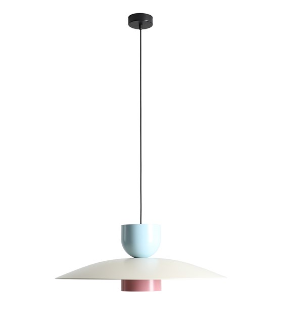 Imagen ampliada de Nutta Ø65 Multicolor Lámpas de techo De Artera - Con sus suaves colores crema, rosa claro y azul claro, se convierte en un elemento alegre y elegante en cualquier interior.