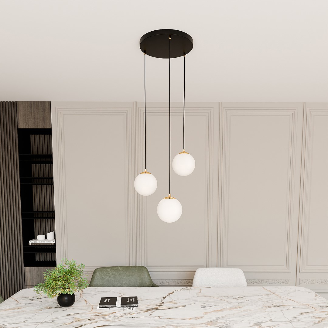 Royal Ø40 Negro Lámpas de techo De Emibig Lighting - Royal es una serie de l&aacute;mparas de techo minimalistas que encajan perfectamente en los hogares modernos.