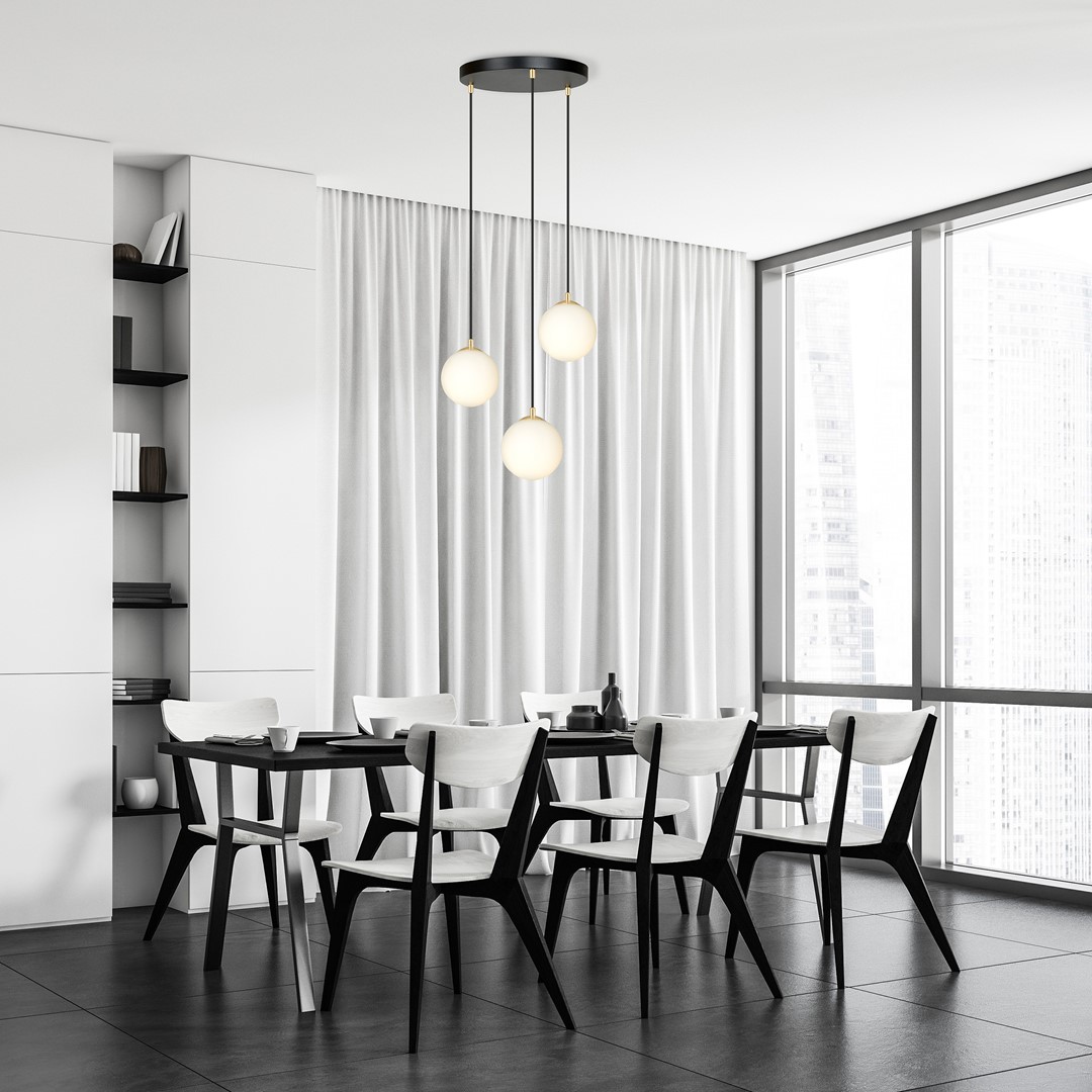 Royal Ø40 Negro Lámpas de techo De Emibig Lighting - Royal es una serie de l&aacute;mparas de techo minimalistas que encajan perfectamente en los hogares modernos.