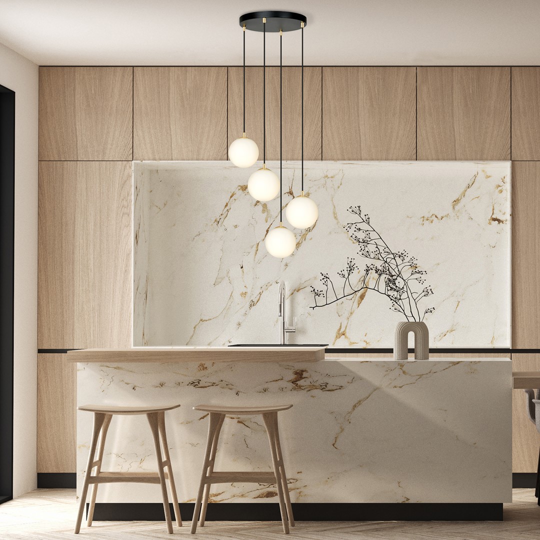 Royal Ø40 Negro Lámpas de techo De Emibig Lighting - Royal es una serie de lámparas de techo minimalistas que encajan perfectamente en los hogares modernos.