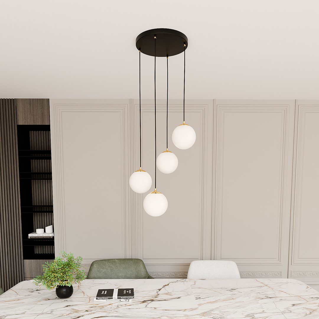 Royal Ø40 Negro Lámpas de techo De Emibig Lighting - Royal es una serie de lámparas de techo minimalistas que encajan perfectamente en los hogares modernos.