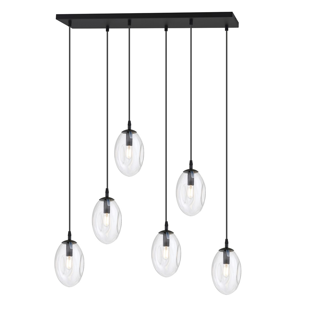 Astral 70cm Transparente Lámpas de techo De Emibig Lighting - Esta moderna l&aacute;mpara tiene una forma de pantalla &uacute;nica, elegante y estilizada, que a&ntilde;ade encanto y car&aacute;cter a la habitaci&oacute;n.