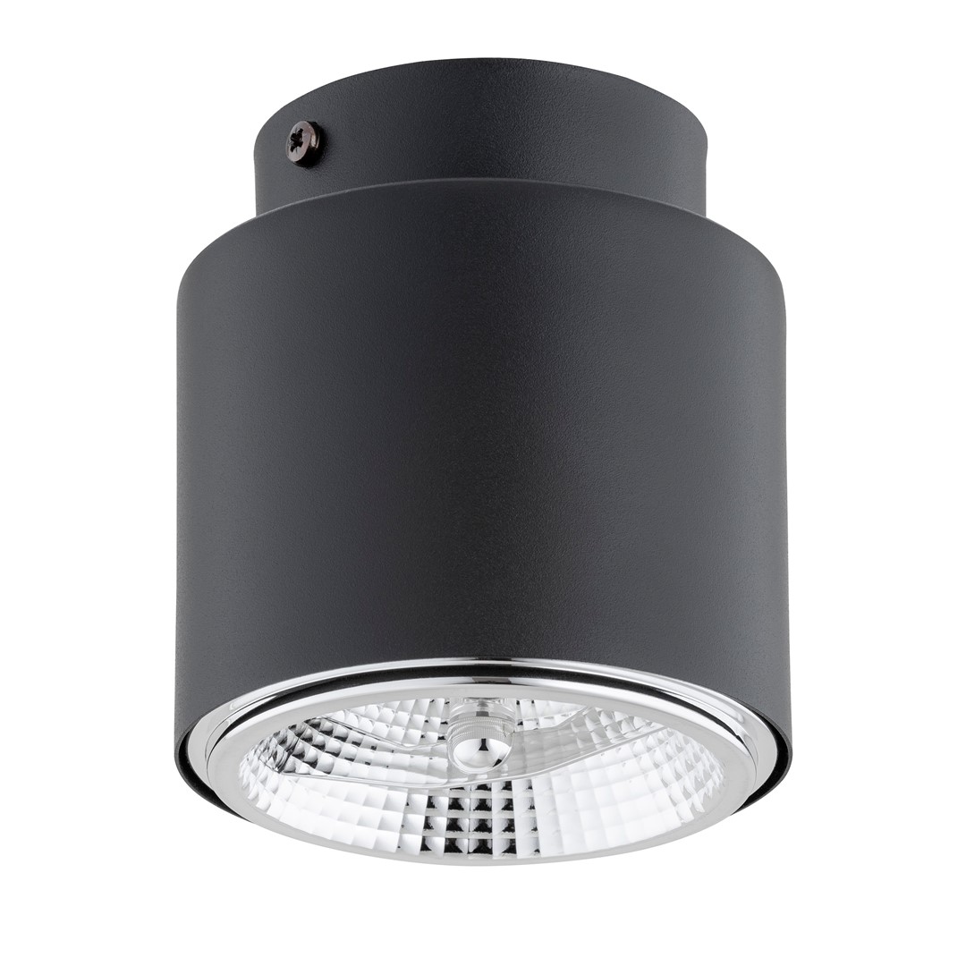 Nano Negro foco de techo De Emibig Lighting - Con fuentes de luz enfocadas, esta lámpara de techo ofrece funcionalidad en una presentación elegante.