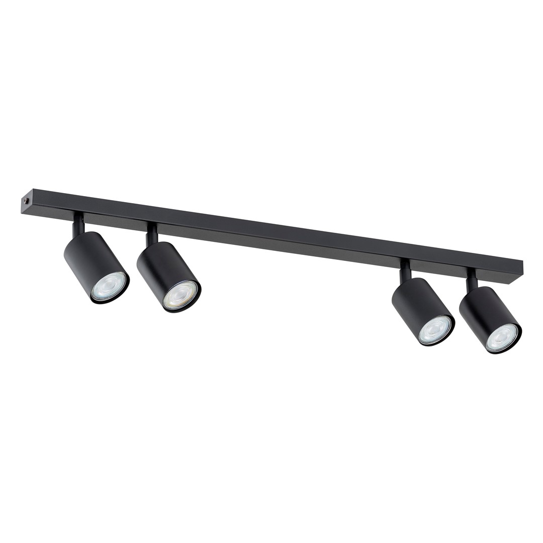Flash 4 Negro foco de techo De Emibig Lighting - La lámpara de techo Flash es un excelente ejemplo de diseño minimalista.