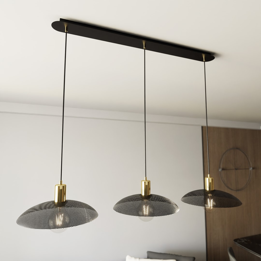 Spirit 90cm Negro Lámpas de techo De Emibig Lighting - Spirit no s&oacute;lo ilumina la habitaci&oacute;n: tambi&eacute;n combina con el estilo.