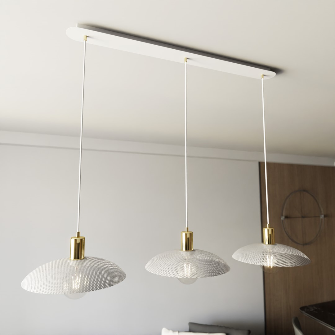 Spirit 90cm Blanco Lámpas de techo De Emibig Lighting - Spirit no s&oacute;lo ilumina la habitaci&oacute;n: tambi&eacute;n combina con el estilo.