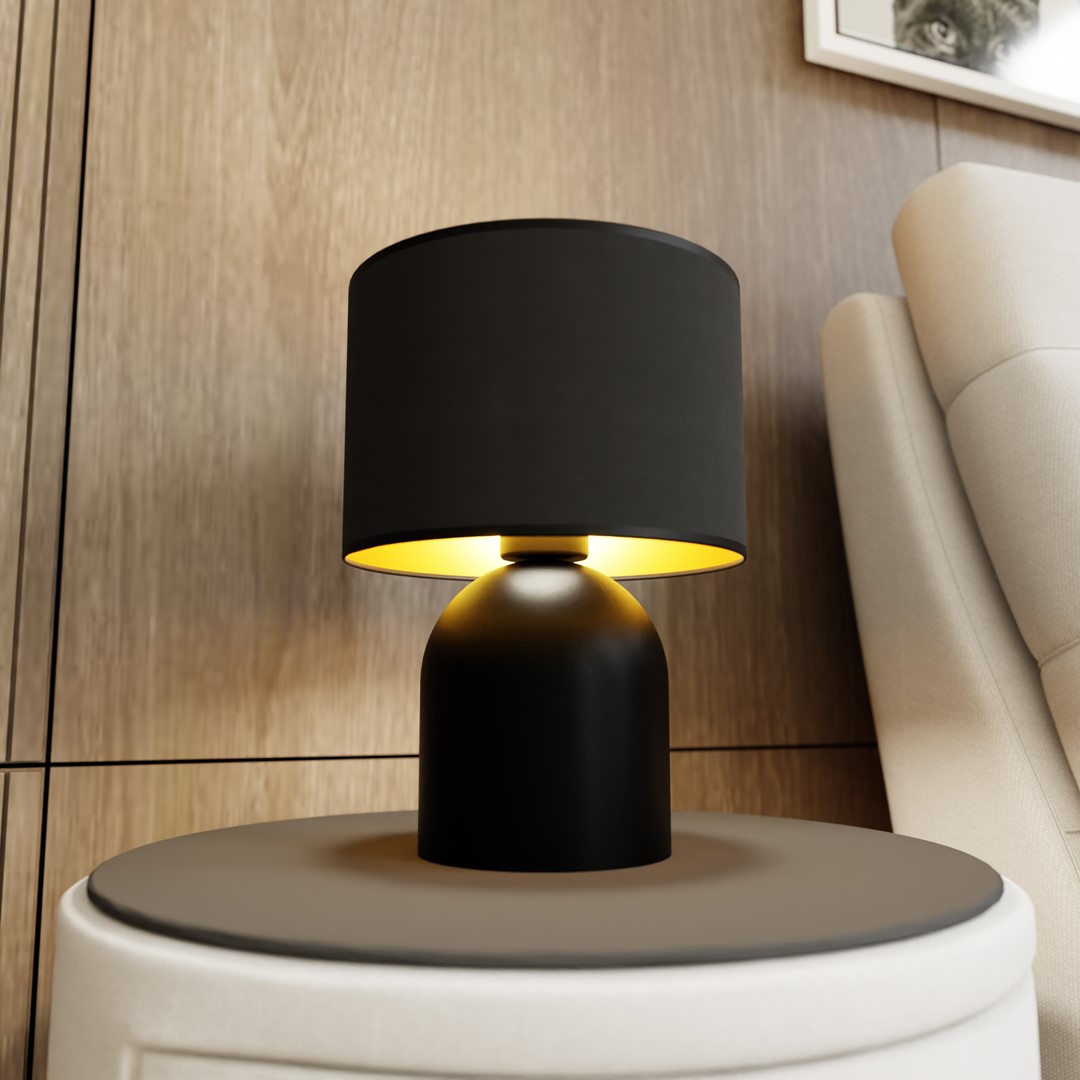Aspen 35cm Negro lámpara de mesa De Emibig Lighting - La serie de l&aacute;mparas Aspen es una expresi&oacute;n de belleza minimalista en estilo escandinavo.