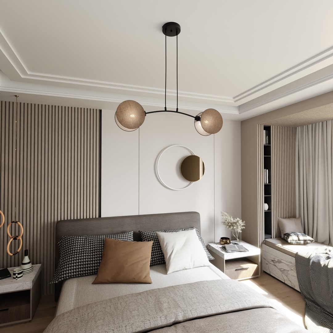 Motif 82cm Naturaleza Lámpas de techo De Emibig Lighting - Motif es una moderna serie de l&aacute;mparas de techo que impresiona por su elegancia y dise&ntilde;o innovador.