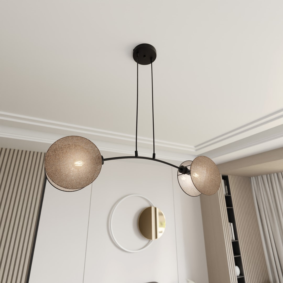 Motif 82cm Naturaleza Lámpas de techo De Emibig Lighting - Motif es una moderna serie de l&aacute;mparas de techo que impresiona por su elegancia y dise&ntilde;o innovador.
