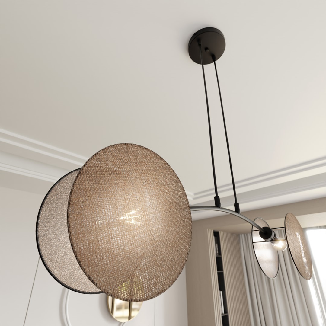 Motif 82cm Naturaleza Lámpas de techo De Emibig Lighting - Motif es una moderna serie de l&aacute;mparas de techo que impresiona por su elegancia y dise&ntilde;o innovador.