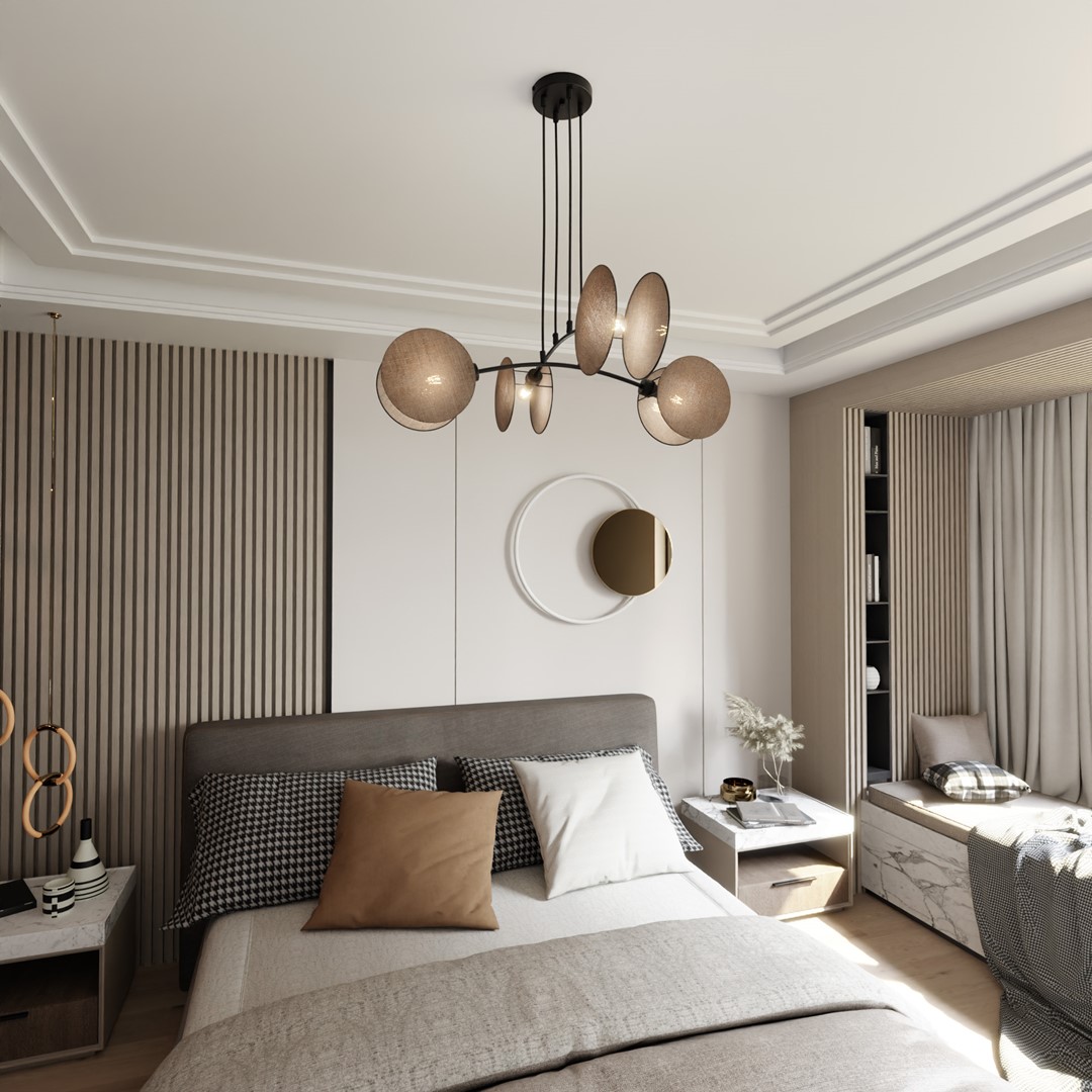 Motif 82cm Naturaleza Lámpas de techo De Emibig Lighting - Motif es una moderna serie de l&aacute;mparas de techo que impresiona por su elegancia y dise&ntilde;o innovador.
