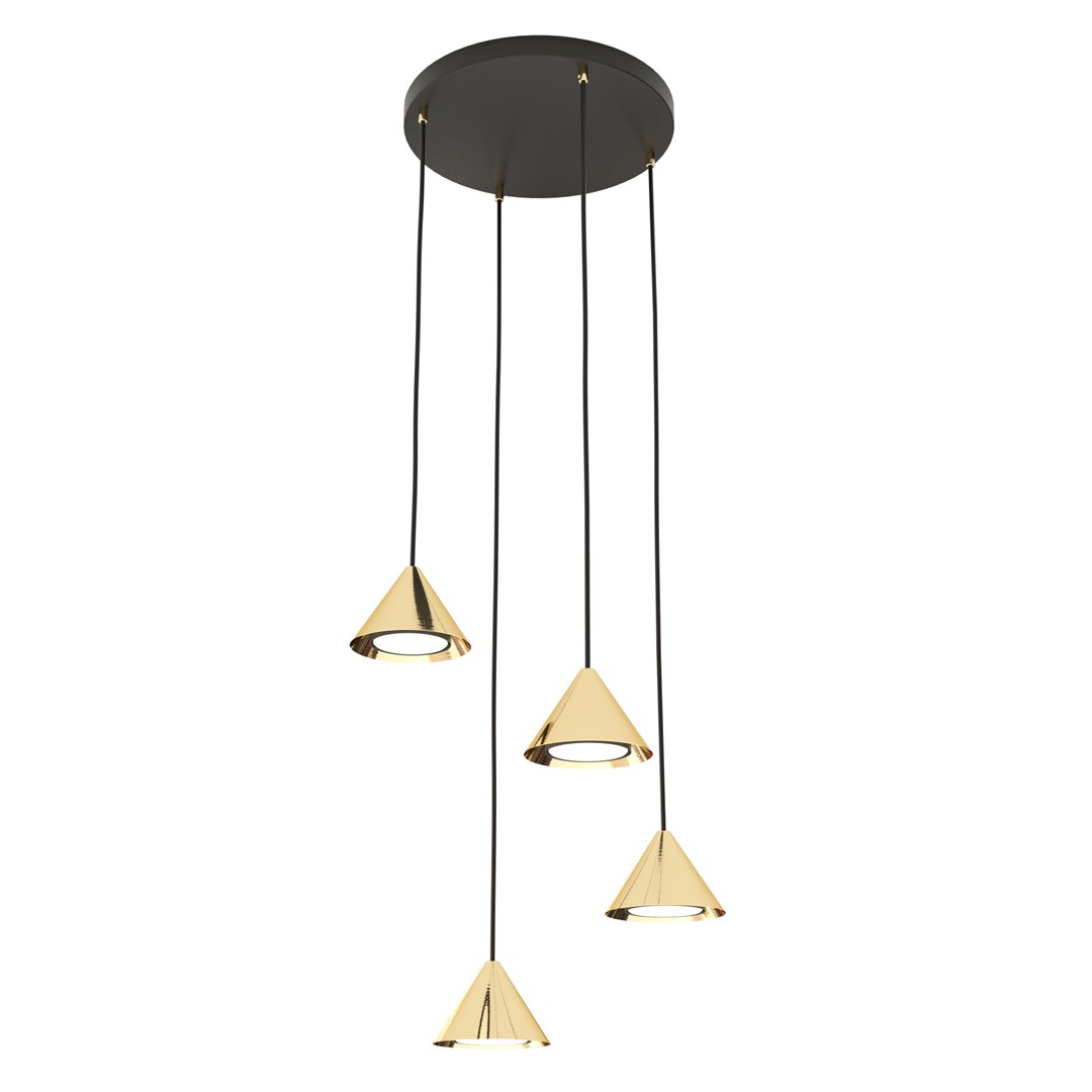 Elit Premium Ø30 Oro Lámpas de techo De Emibig Lighting - Elit es una lámpara única con un diseño moderno y minimalista.
