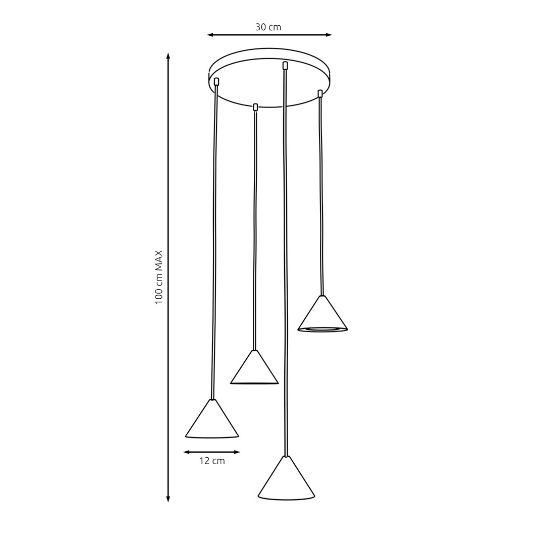 Elit Premium Ø30 Oro Lámpas de techo De Emibig Lighting - Elit es una lámpara única con un diseño moderno y minimalista.
