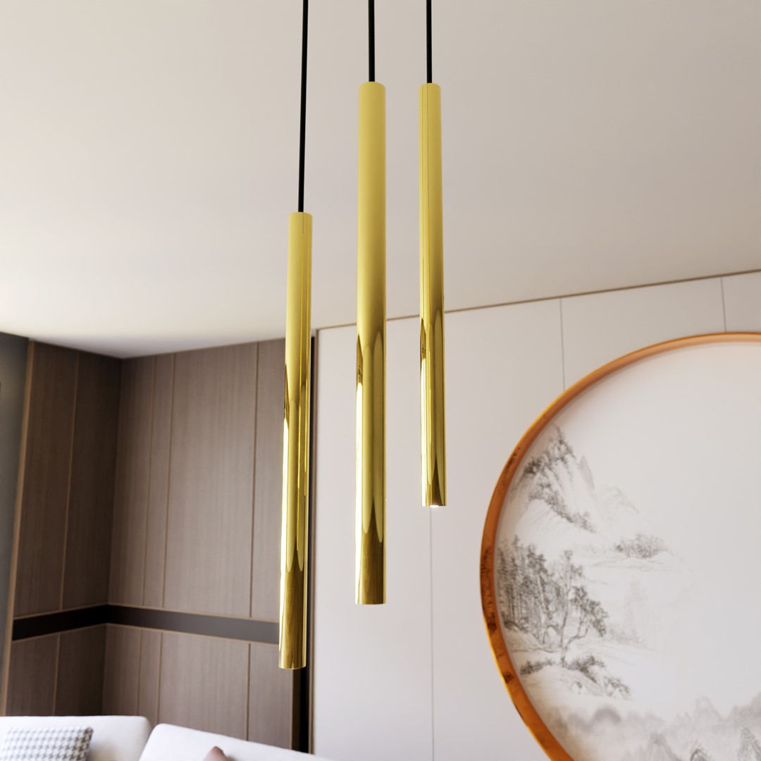 Selter Ø20 Oro Lámpas de techo De Emibig Lighting - Selter es una serie de l&aacute;mparas de techo que combina el glamour con el dise&ntilde;o moderno.