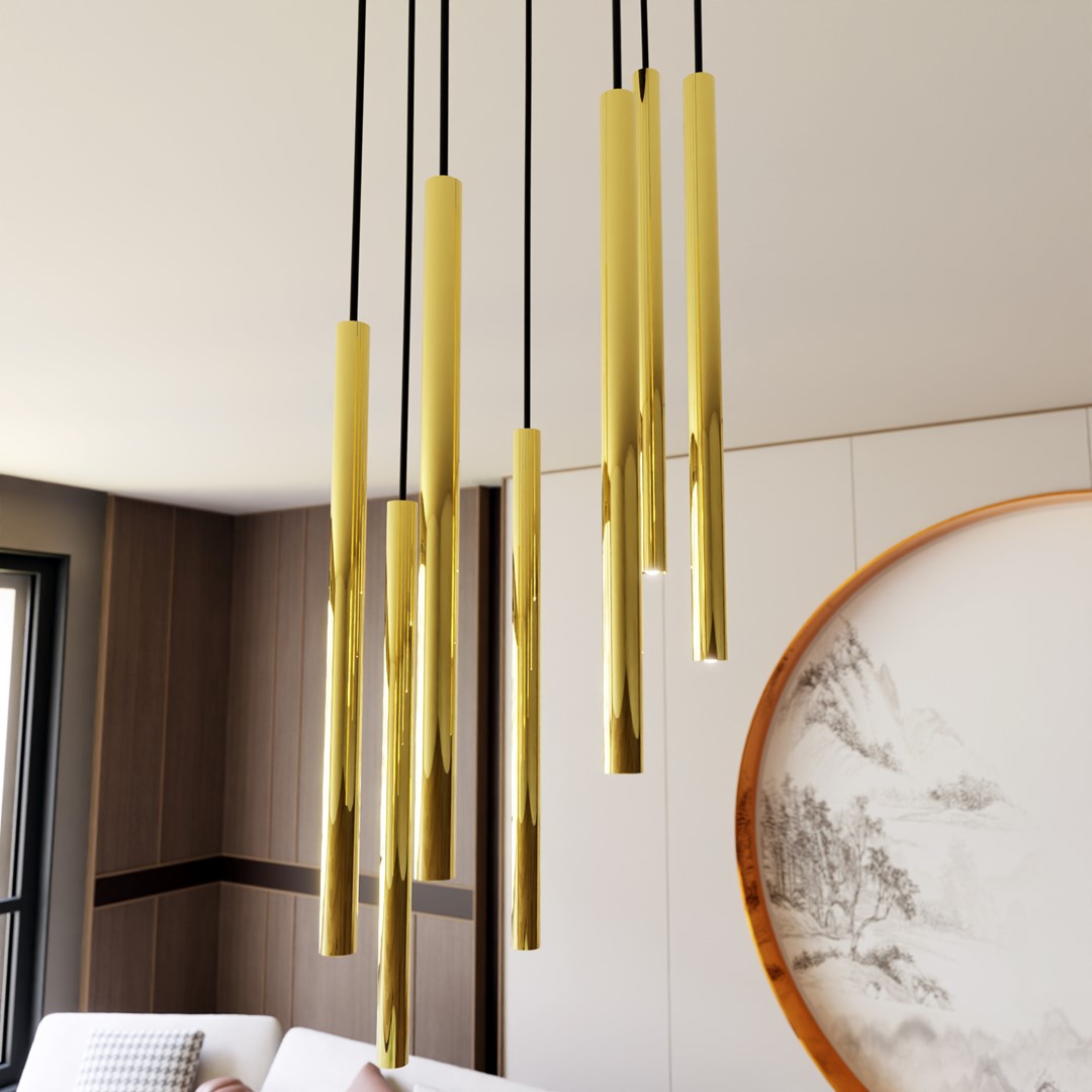 Selter Ø30 Oro Lámpas de techo De Emibig Lighting - Selter es una serie de l&aacute;mparas de techo que combina el glamour con el dise&ntilde;o moderno.