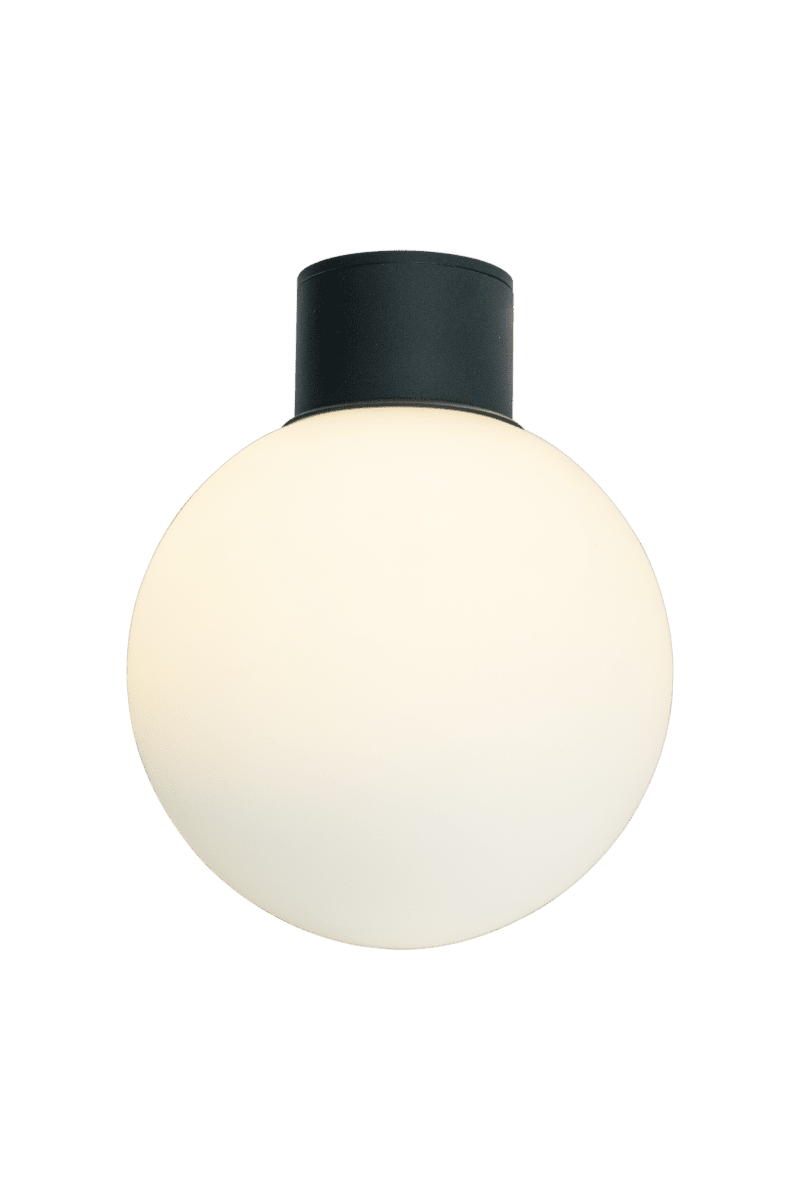 Saltvik Negro De Aneta Lighting - La luz de techo o poste de puerta para exteriores Saltvik presenta un diseño minimalista que es fácil de colocar y se adapta a la mayoría de los entornos.