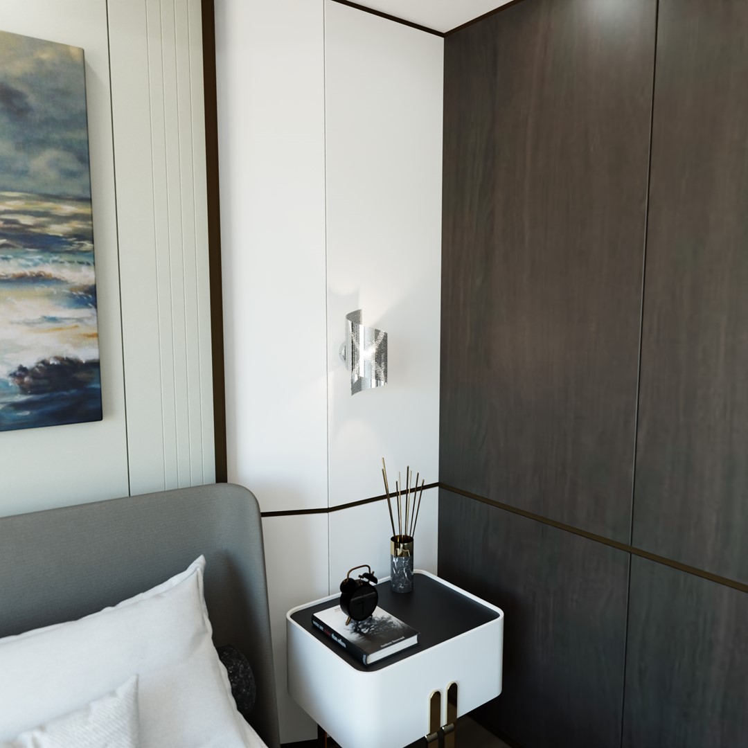 Spiral 30cm Cromo lámpara de pared De Emibig Lighting - Perfecto para iluminar escaleras, pasillos y vest&iacute;bulos de entrada, pero tambi&eacute;n como iluminaci&oacute;n adicional atmosf&eacute;rica en la sala de estar o el dormitorio.