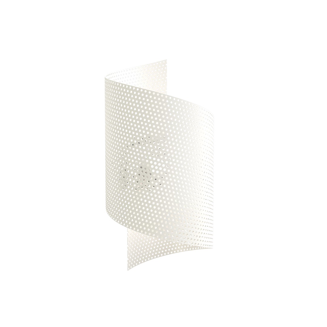 Spiral 30cm Blanco lámpara de pared De Emibig Lighting - Perfecto para iluminar escaleras, pasillos y vest&iacute;bulos de entrada, pero tambi&eacute;n como iluminaci&oacute;n adicional atmosf&eacute;rica en la sala de estar o el dormitorio.