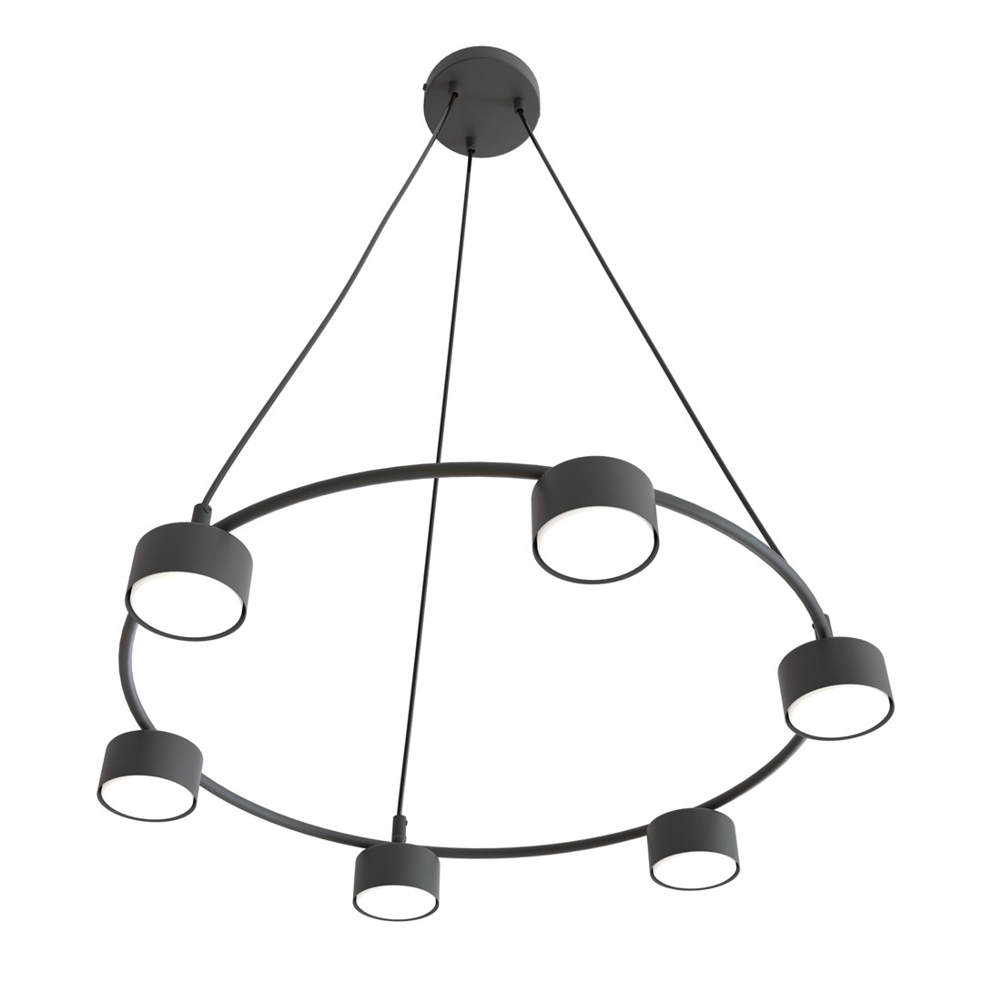 Starlit Ø64 Negro Lámpas de techo De Emibig Lighting - Una lámpara colgante minimalista con un diseño moderno que impresiona por su elegante forma circular.