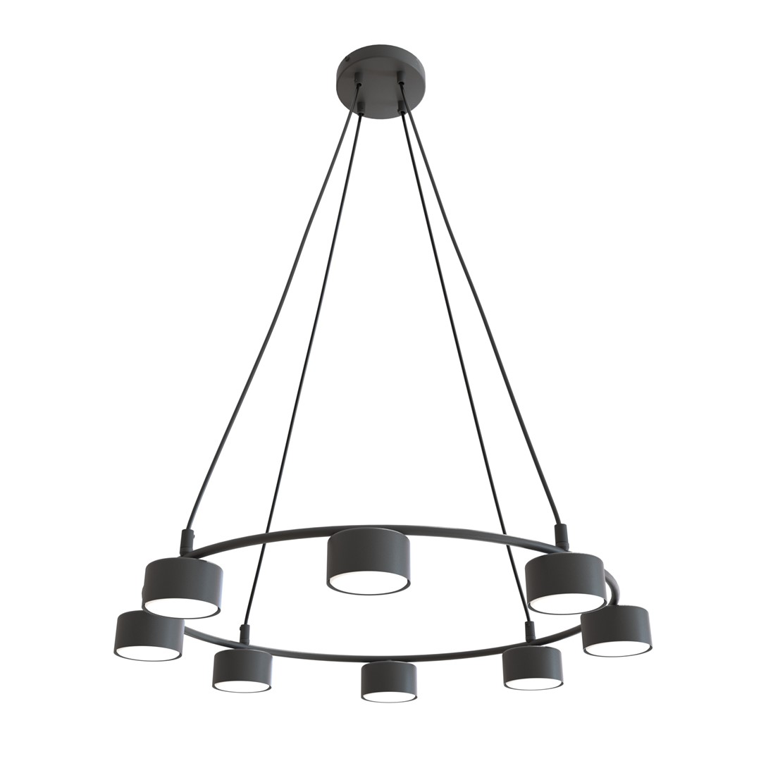 Starlit Ø64 Negro Lámpas de techo De Emibig Lighting - Una lámpara colgante minimalista con un diseño moderno que impresiona por su elegante forma circular.