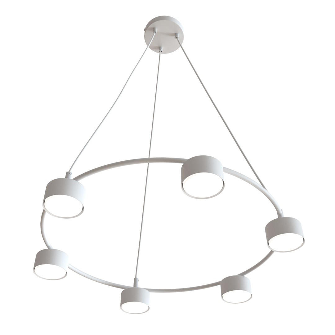 Starlit Ø64 Blanco Lámpas de techo De Emibig Lighting - Una lámpara colgante minimalista con un diseño moderno que impresiona por su elegante forma circular.