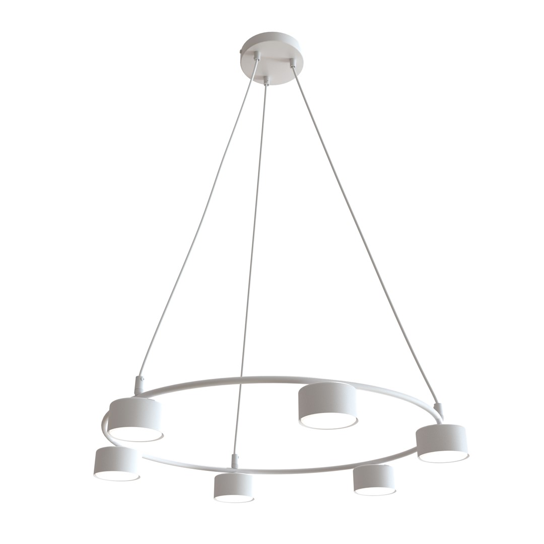 Starlit Ø64 Blanco Lámpas de techo De Emibig Lighting - Una lámpara colgante minimalista con un diseño moderno que impresiona por su elegante forma circular.