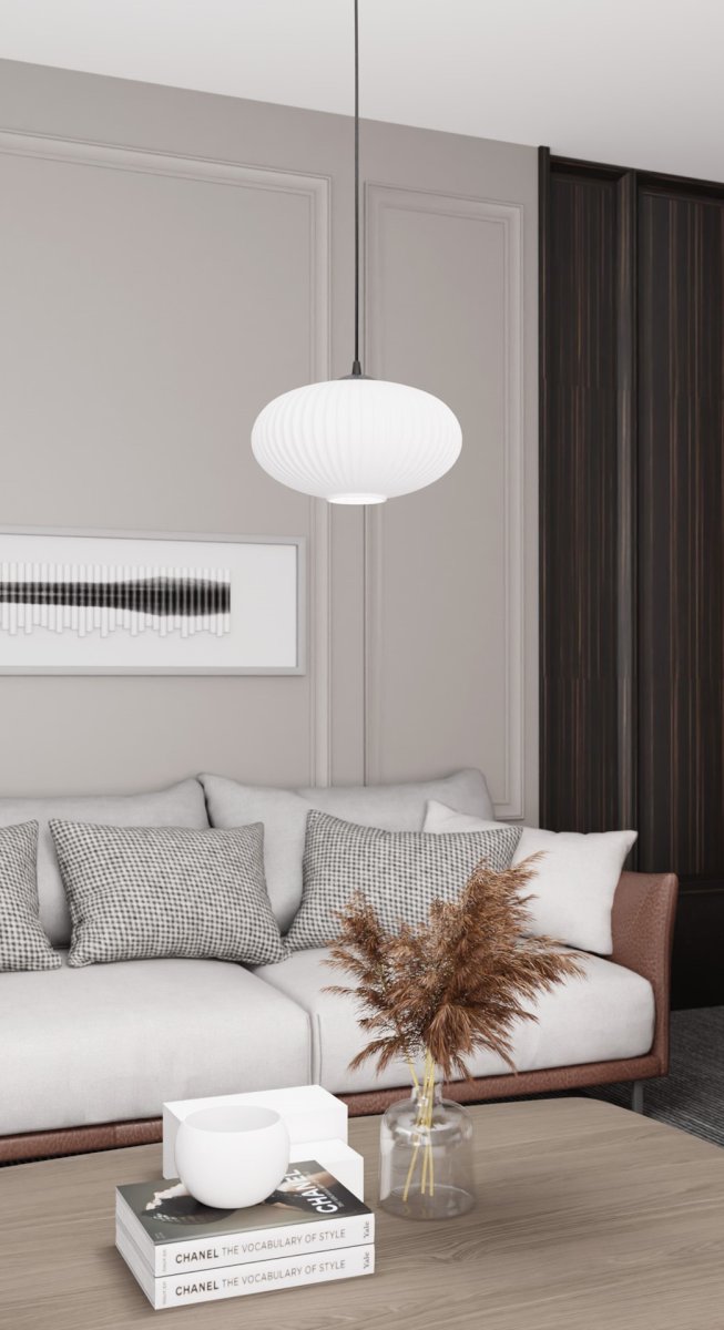 Coco Ø30 Blanco Lámpas de techo De Emibig Lighting - Perfecto para salas de estar y comedores: Coco agrega un acento elegante a cualquier estilo de dise&ntilde;o de interiores.