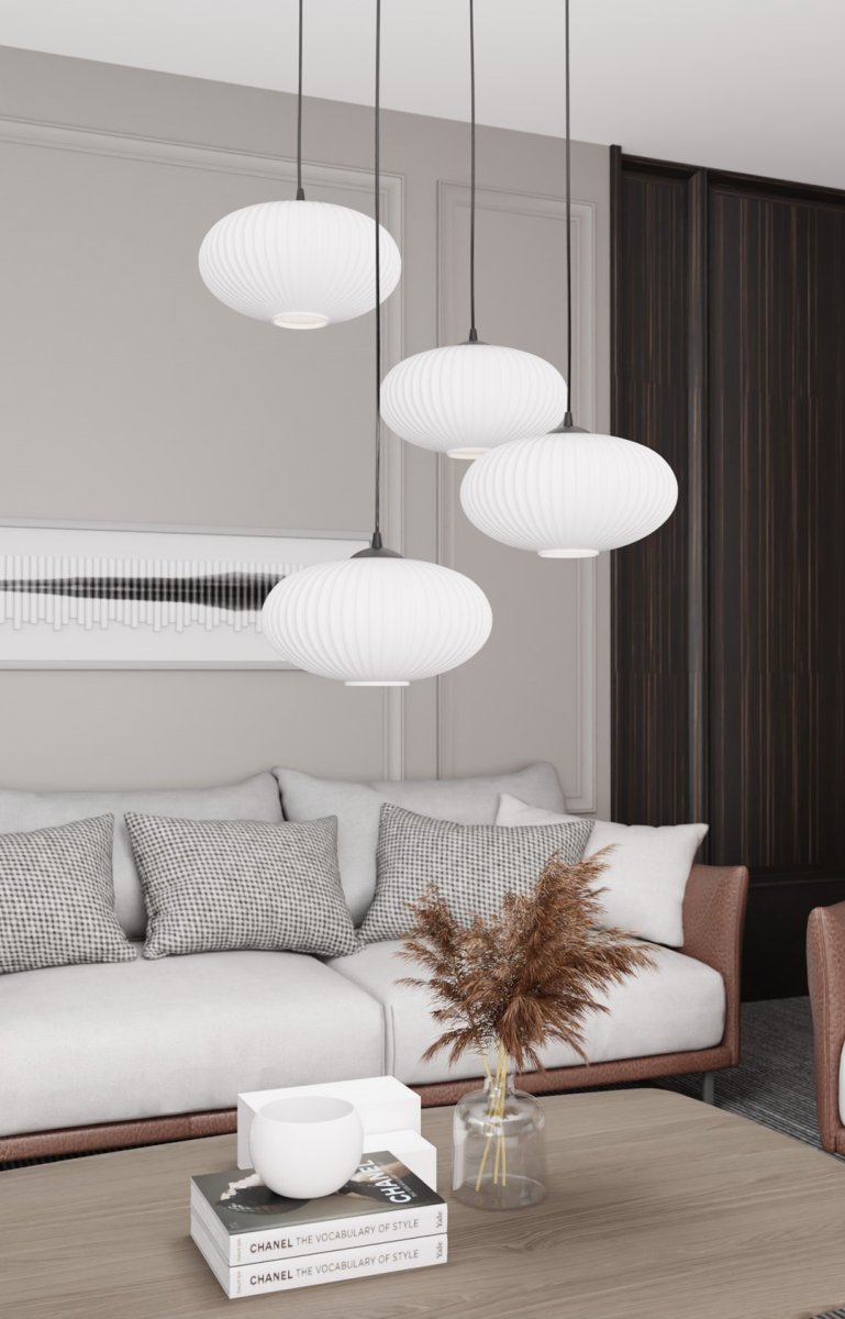 Coco Ø70 Blanco Lámpas de techo De Emibig Lighting - Perfecto para salas de estar y comedores: Coco agrega un acento elegante a cualquier estilo de dise&ntilde;o de interiores.