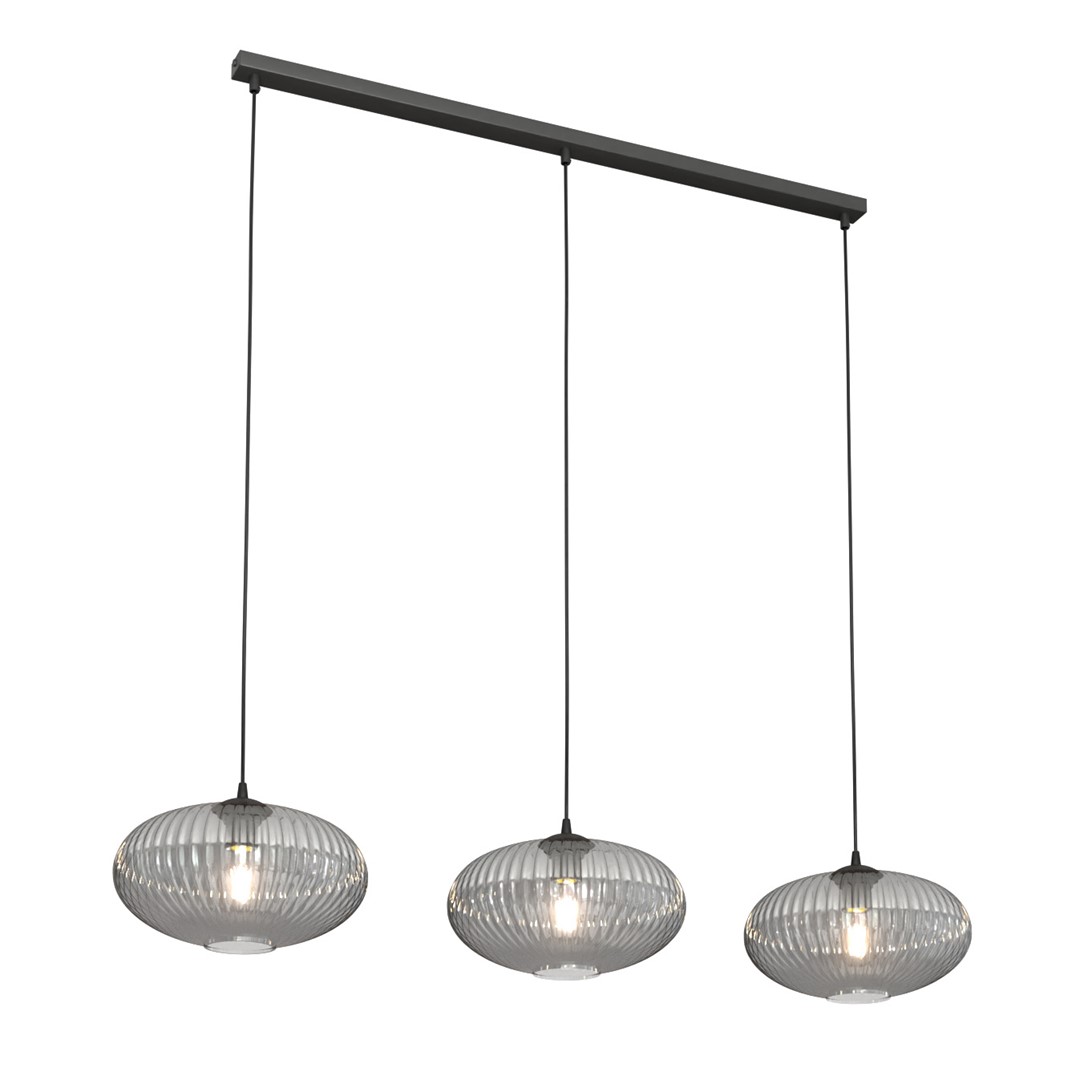 Coco 115cm Color humo Lámpas de techo De Emibig Lighting - Perfecto para salas de estar y comedores: Coco agrega un acento elegante a cualquier estilo de dise&ntilde;o de interiores.