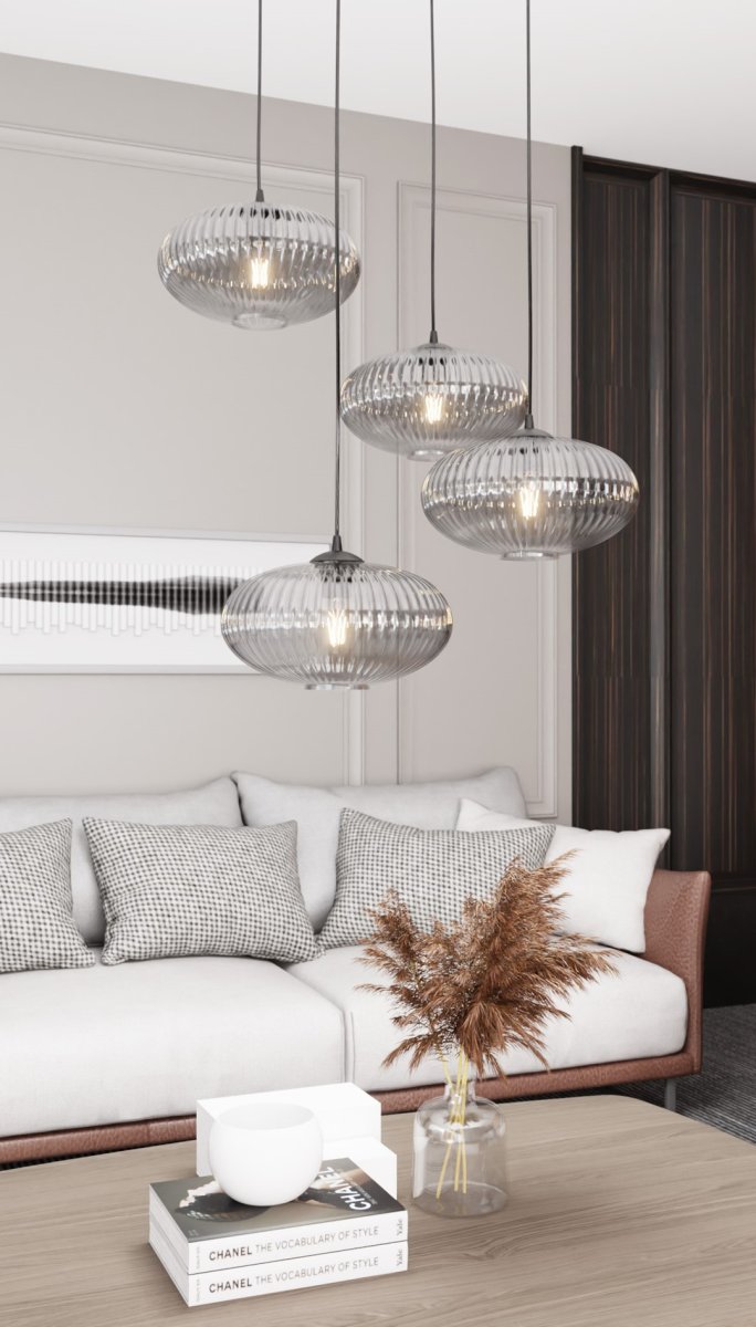Coco Ø70 Color humo Lámpas de techo De Emibig Lighting - Perfecto para salas de estar y comedores: Coco agrega un acento elegante a cualquier estilo de dise&ntilde;o de interiores.
