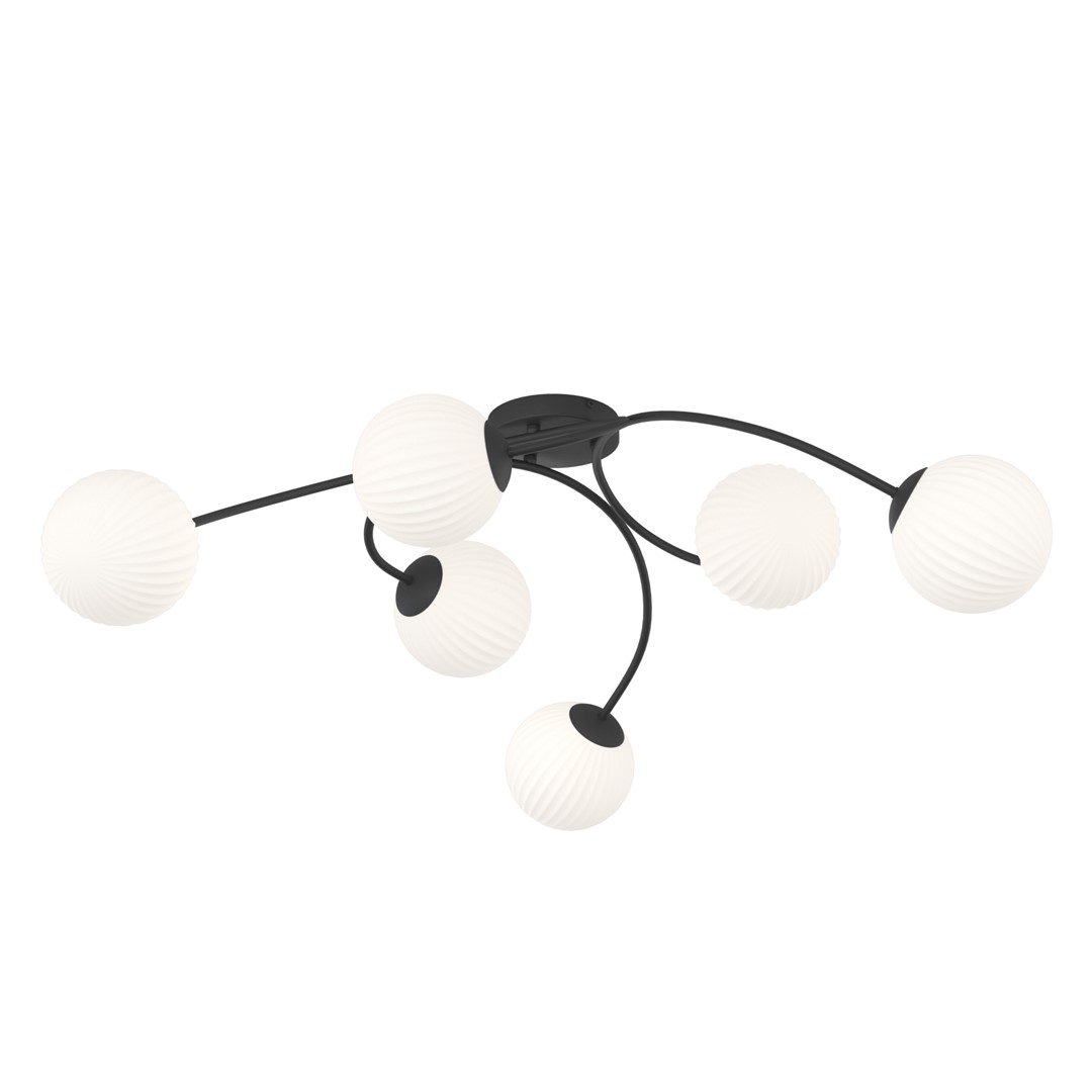 Vibra 97cm Blanco plafón De Emibig Lighting - La l&aacute;mpara de techo Vibra es una l&aacute;mpara de techo moderna con un dise&ntilde;o elegante y a la vez minimalista.