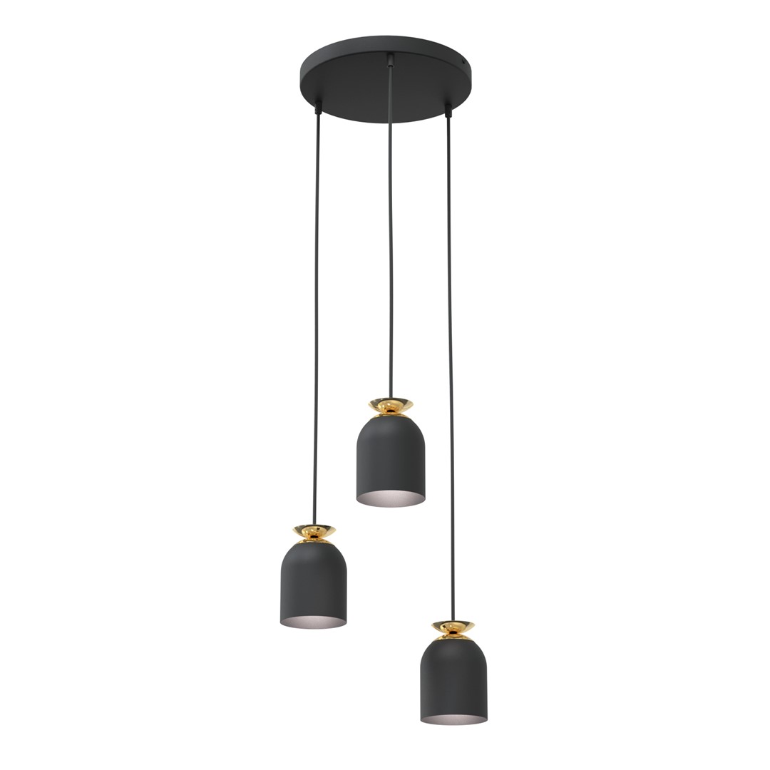 Target Ø30 Negro Lámpas de techo De Emibig Lighting - Perfecto para salas de estar, comedores y espacios p&uacute;blicos, Target se convierte en un elemento elegante que combina un estilo industrial con un toque de lujo.