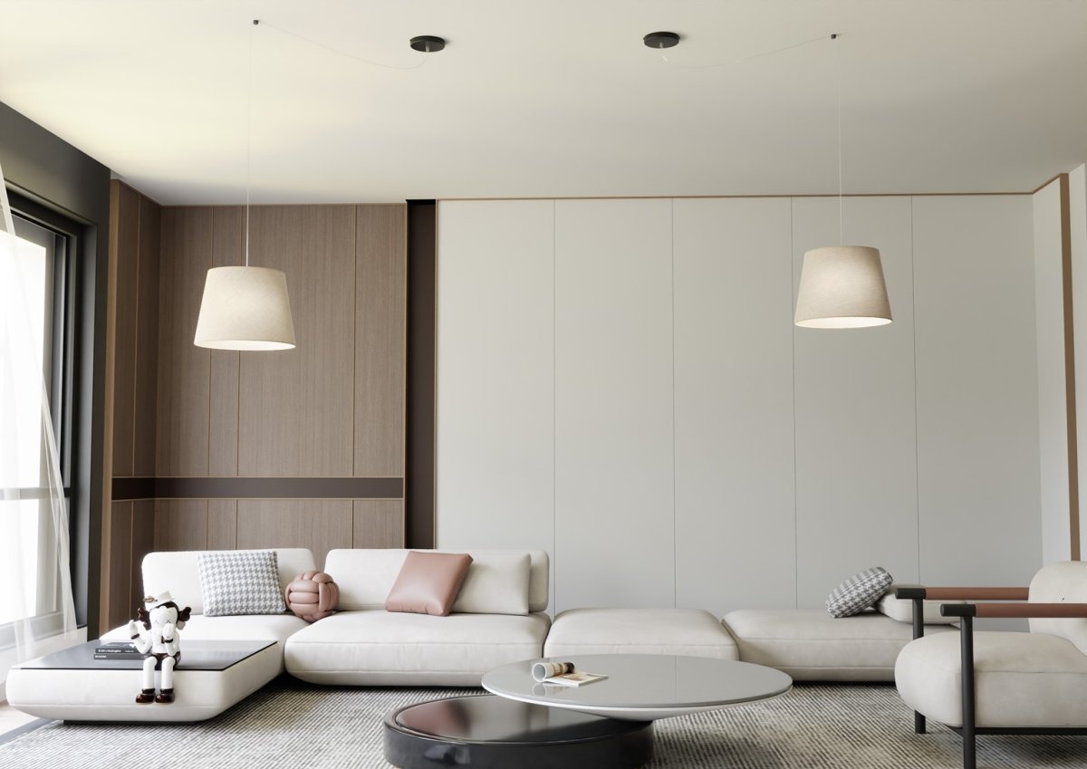 Ascot Ø38 Beige Lámpas de techo De Emibig Lighting - La l&aacute;mpara de techo Ascot es un elegante ejemplo de dise&ntilde;o minimalista donde la simplicidad se une a la modernidad.