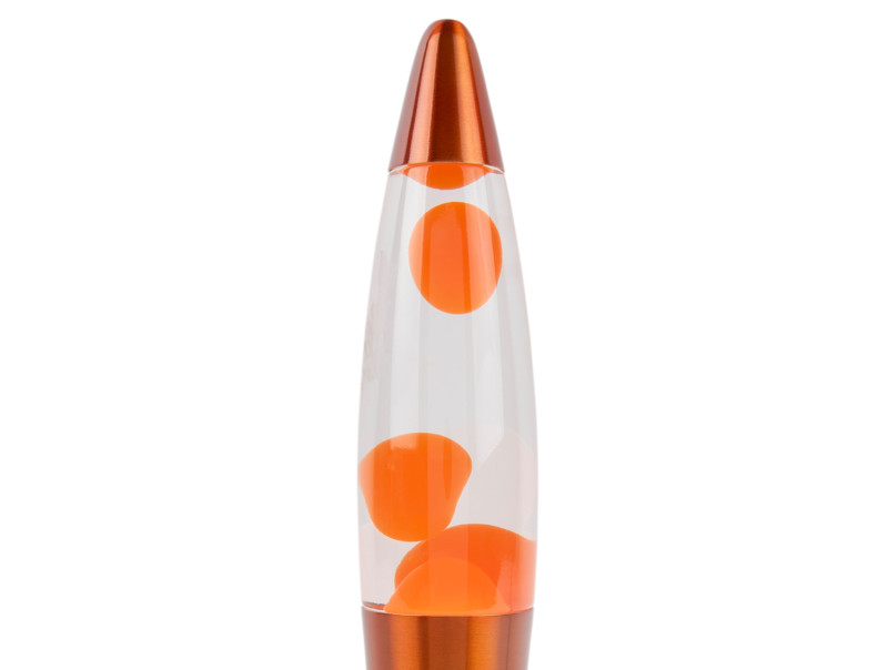 Rocket 35cm Naranja lámpara infantil De Leitmotiv - La lámpara emite una luz suave y vibrante que se mueve en formas orgánicas, perfecta para la habitación de un niño o como detalle creativo y decorativo en tu hogar.