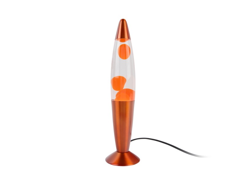 Rocket 35cm Naranja lámpara infantil De Leitmotiv - La lámpara emite una luz suave y vibrante que se mueve en formas orgánicas, perfecta para la habitación de un niño o como detalle creativo y decorativo en tu hogar.