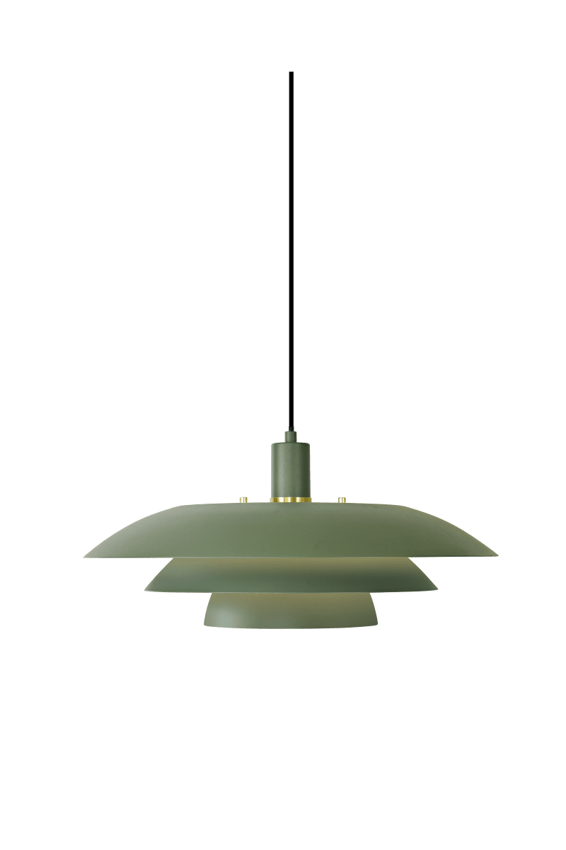 Imagen ampliada de Epsilon Ø45 Verde Lámpas de techo De Aneta Lighting - Utbytbara detaljer i krom och matt m&auml;ssing ing&aring;r f&ouml;r ditt eget val.