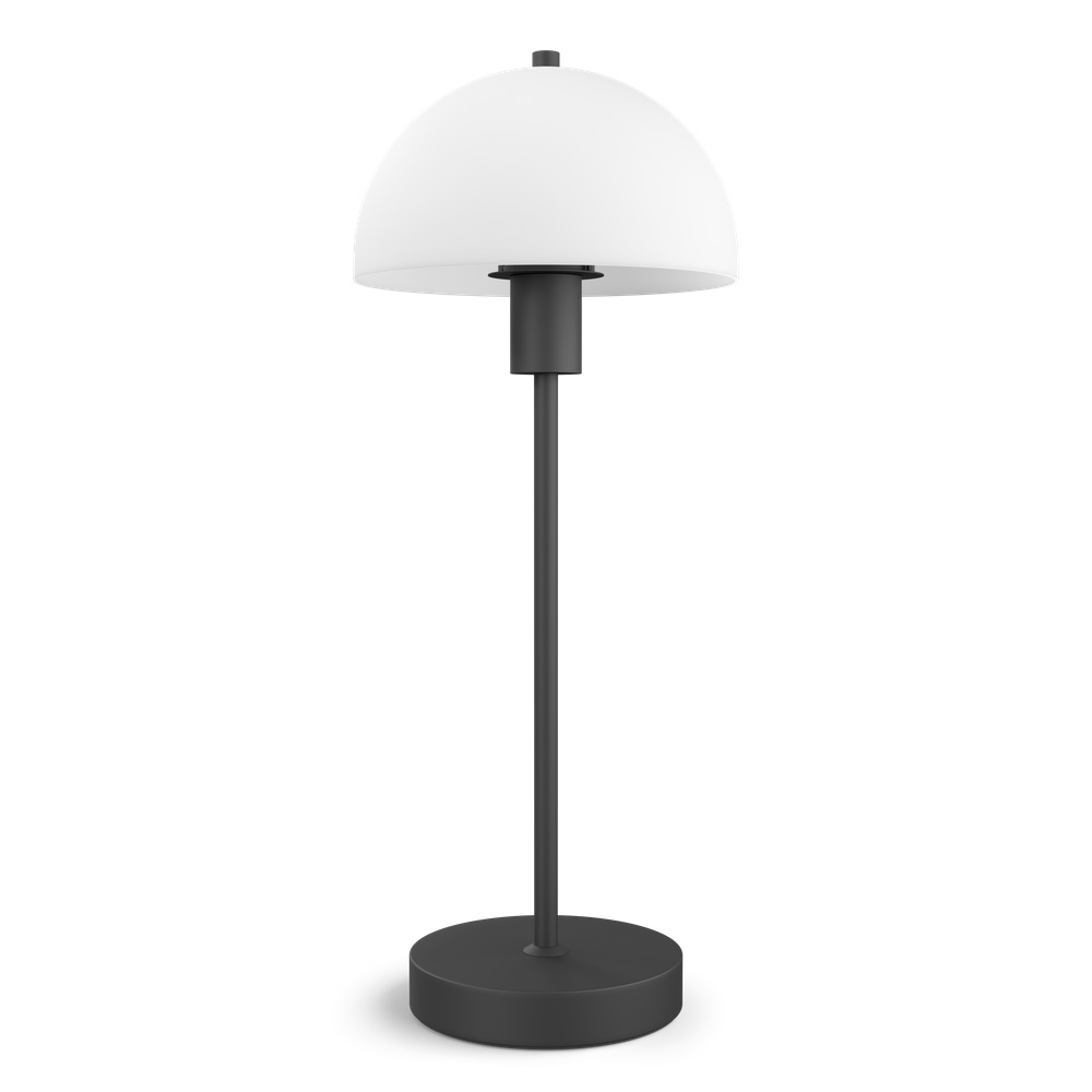 Vienda 48cm Negro lámpara de mesa De Herstal - La l&aacute;mpara de mesa Vienda con su dise&ntilde;o cl&aacute;sico y elegante permite un uso prolongado en la sala de estar.