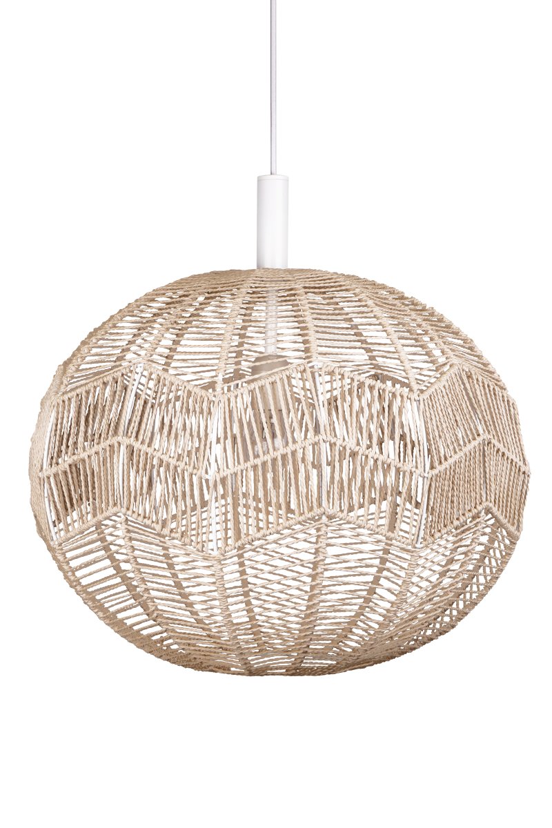 Missy Ø45 Naturaleza Lámpas de techo De Globen Lighting - L&aacute;mpara de techo decorativa con dise&ntilde;o de inspiraci&oacute;n marroqu&iacute; que crea sombras decorativas en la habitaci&oacute;n.