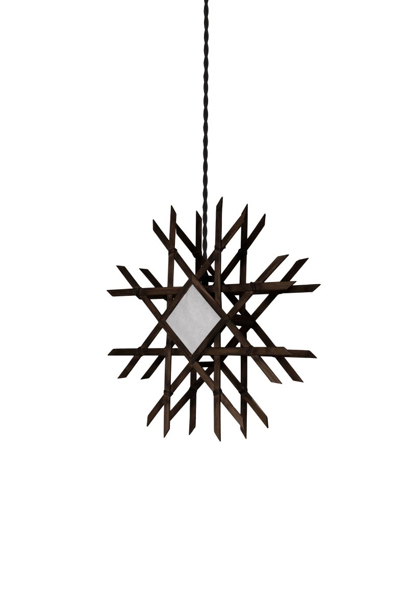Lea Ø45 Marrón De Globen Lighting - La l&aacute;mpara se entrega completa con un cable textil trenzado de color negro de 350 cm de largo, con interruptor y enchufe.